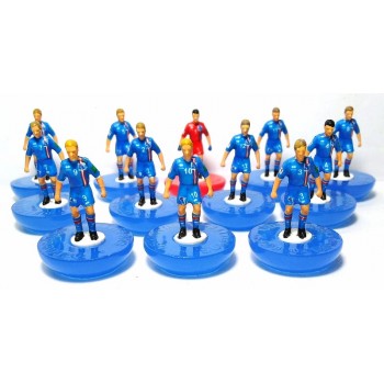 Subbuteo Andrew Table Soccer Iceland 2018 World Cup team on Classic Hasbro bases